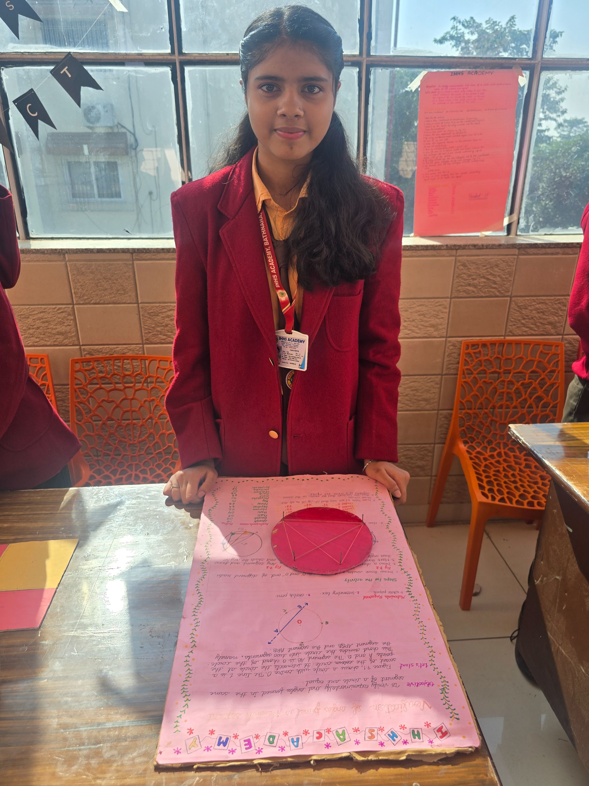 Verification of angle fomed on the same segment