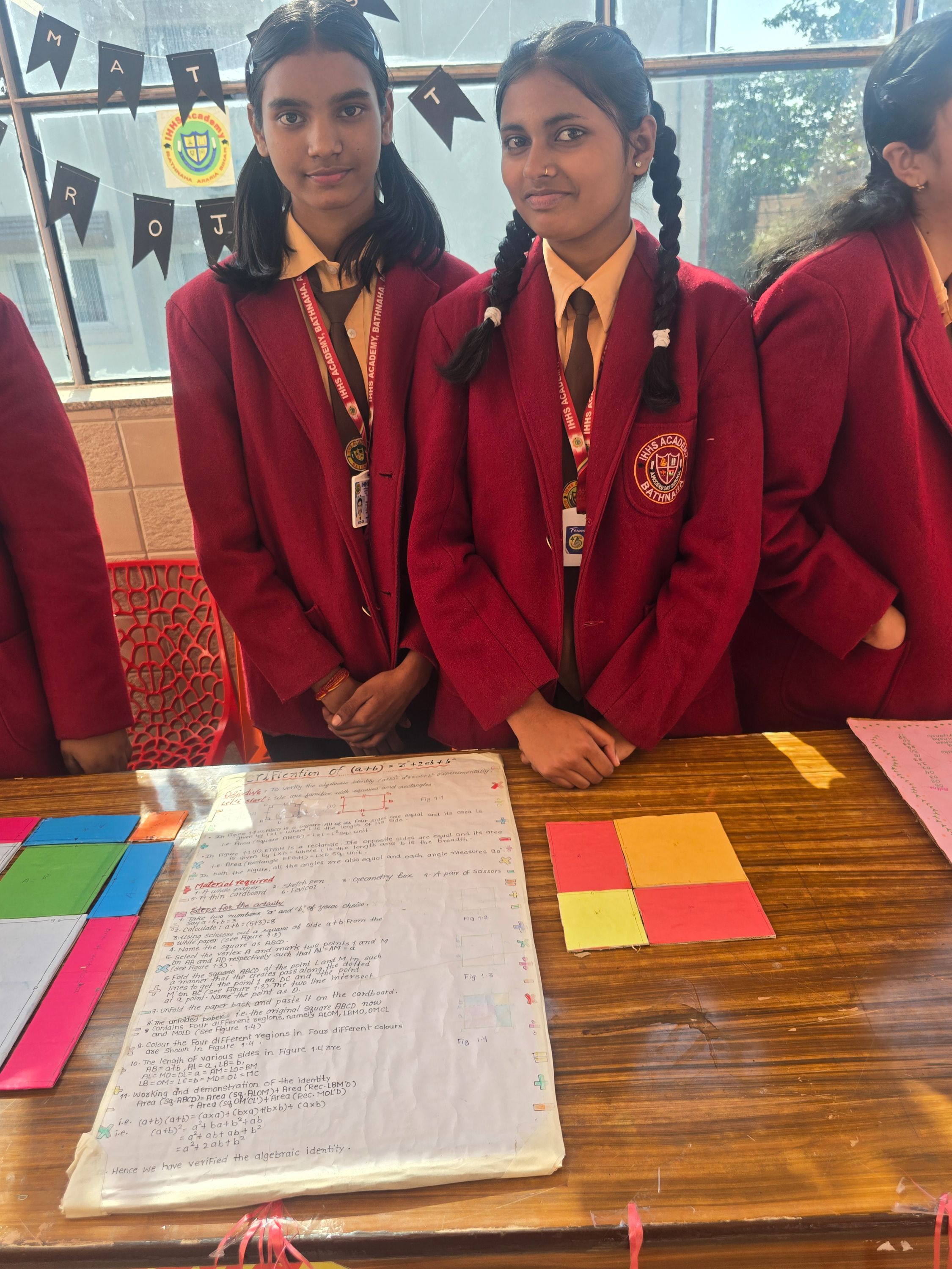 Verification of (a+b)² = a²+2ab+b²